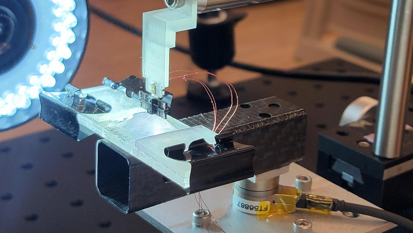 Piezoelectric neural-interface insertion